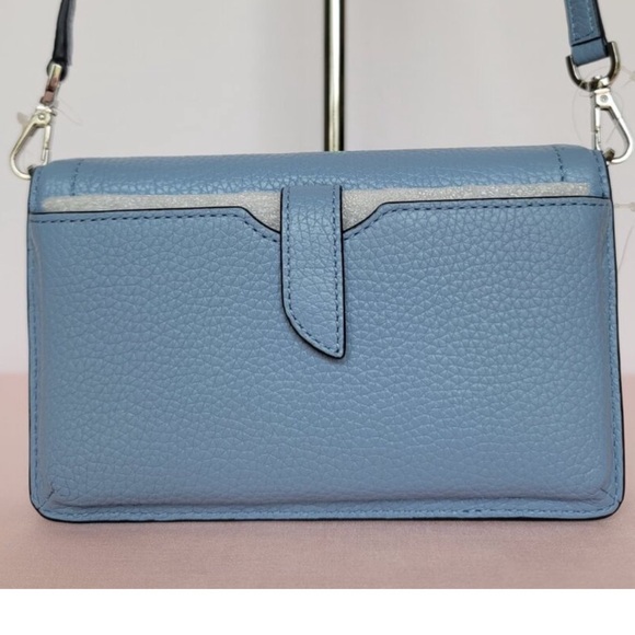 NWOT Michael Kors Light Blue Crossbody Bag - Picture 5 of 9